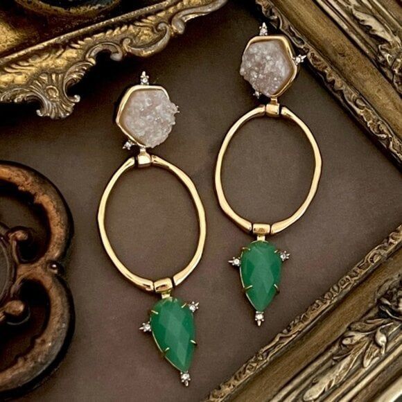 New. ALEXIS BITTAR Earrings - Picture 5 of 5